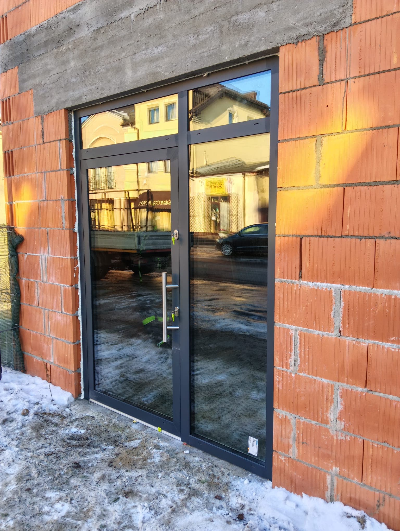 Drzwi aluminiowe zewnętrzne