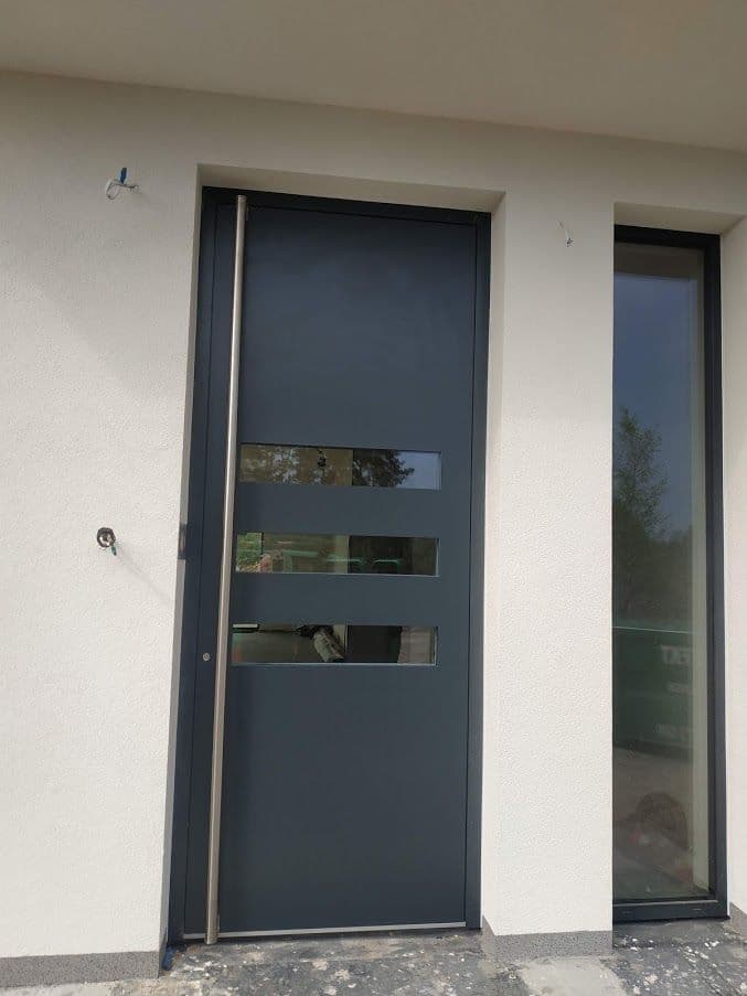 Drzwi aluminiowe zewnętrzne